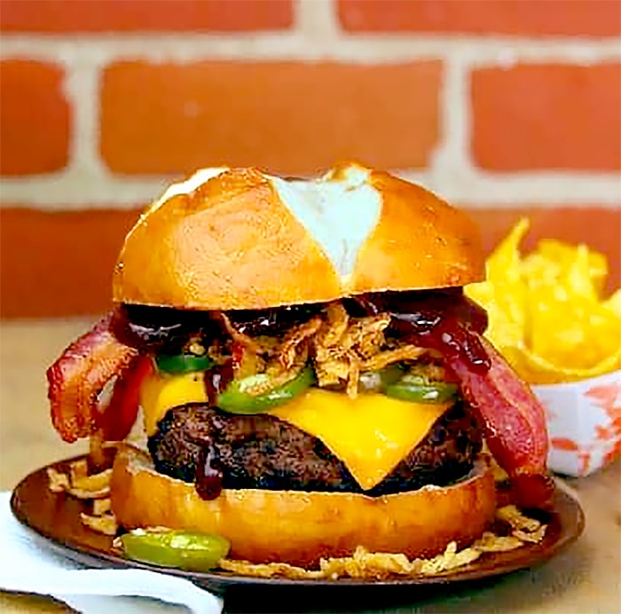 Jalapeno Cheddar burger.