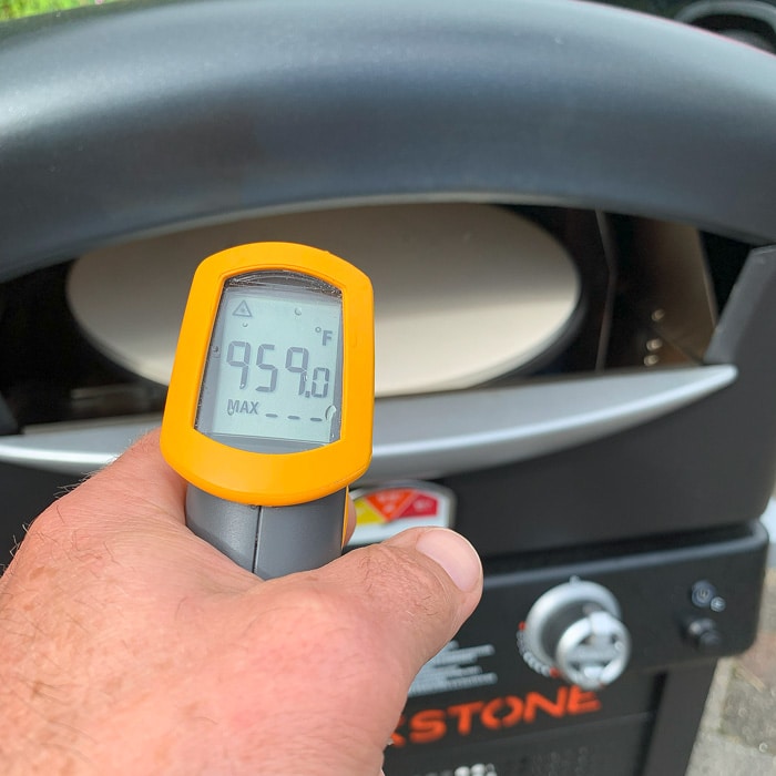 Blackstone Pizza Oven second temp test