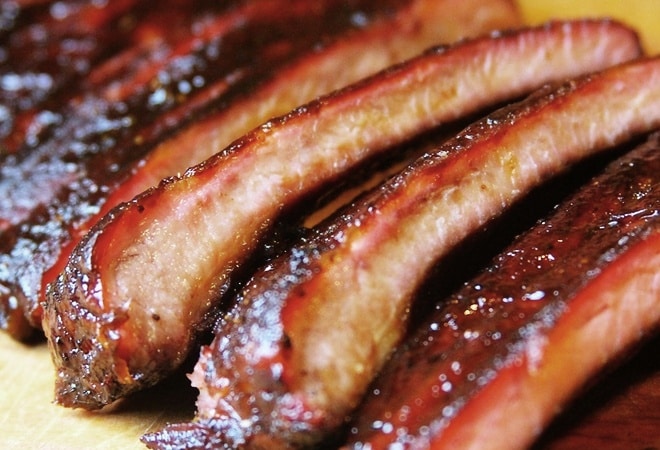 Barbecue ribs.