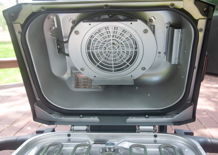 Woodfire convection fan