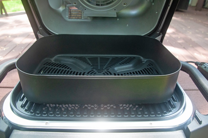 Woodfire crisper basket