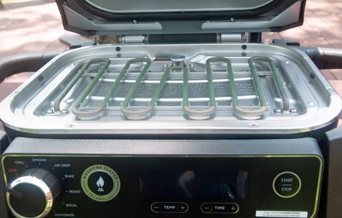 Woodfire heating element