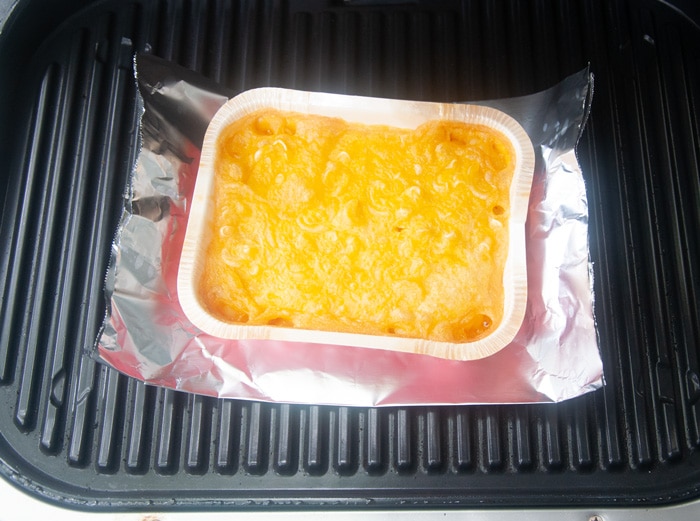 Woodfire mac and cheese baked