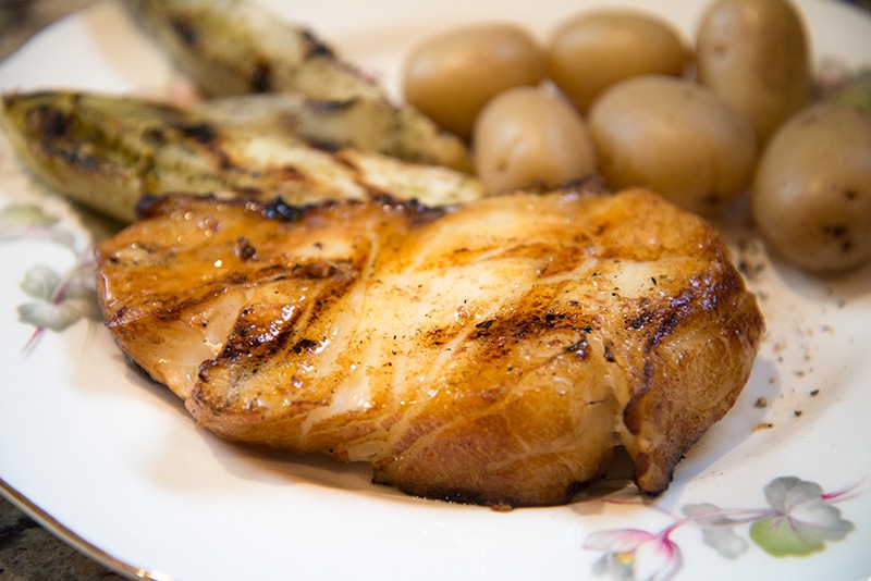 smoked chilean sea bass.