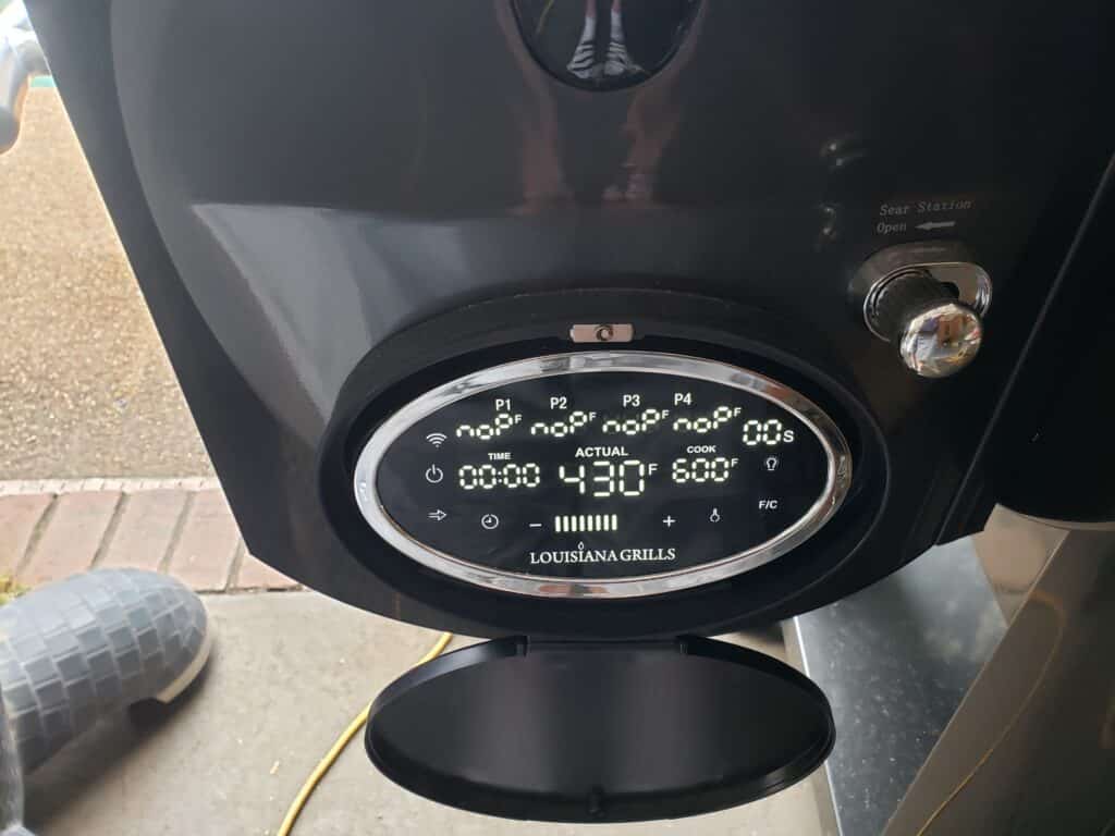 griddle display temp