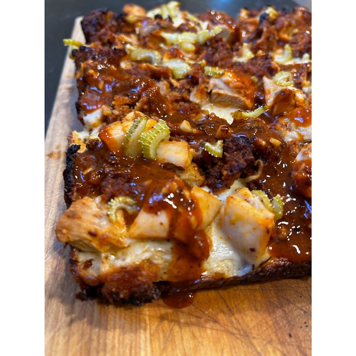 Blaze buffalo chicken pizza