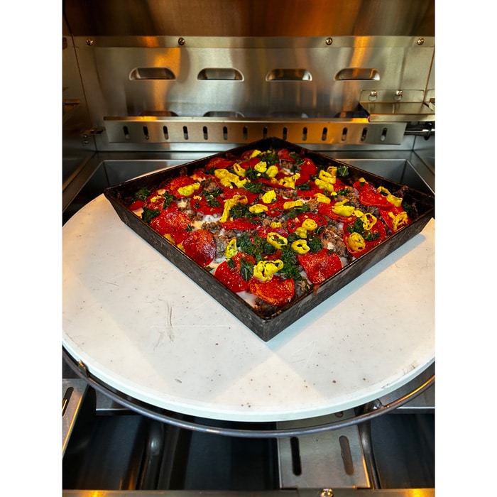 Blaze meat lovers pizza