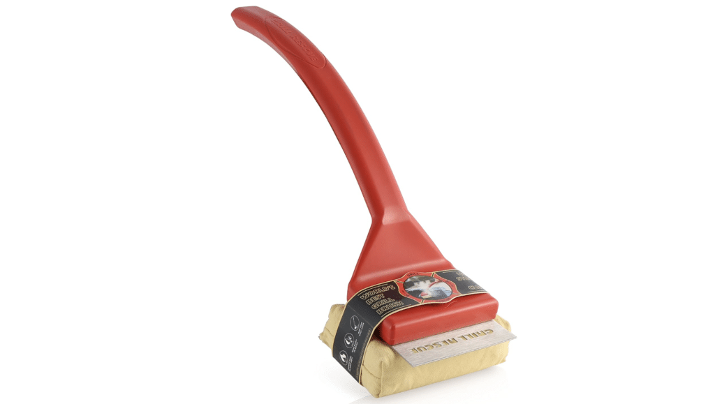 Grill Rescue grate cleaning brush.