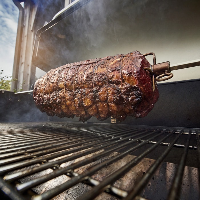 Weber Searwood rotisserie