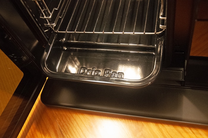 GE Indoor Smoker drip pan