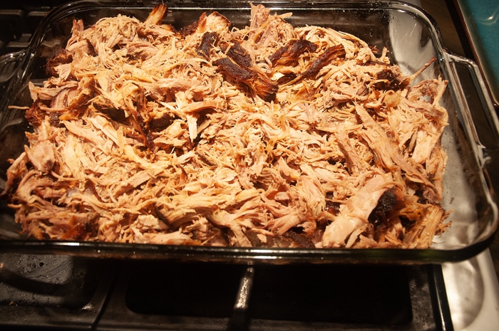 GE Indoor Smoker pulled pork