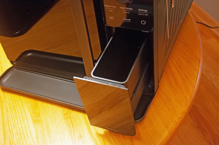 GE Indoor Smoker waste bin