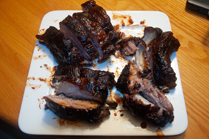 GE Indoor Smoker ribs
