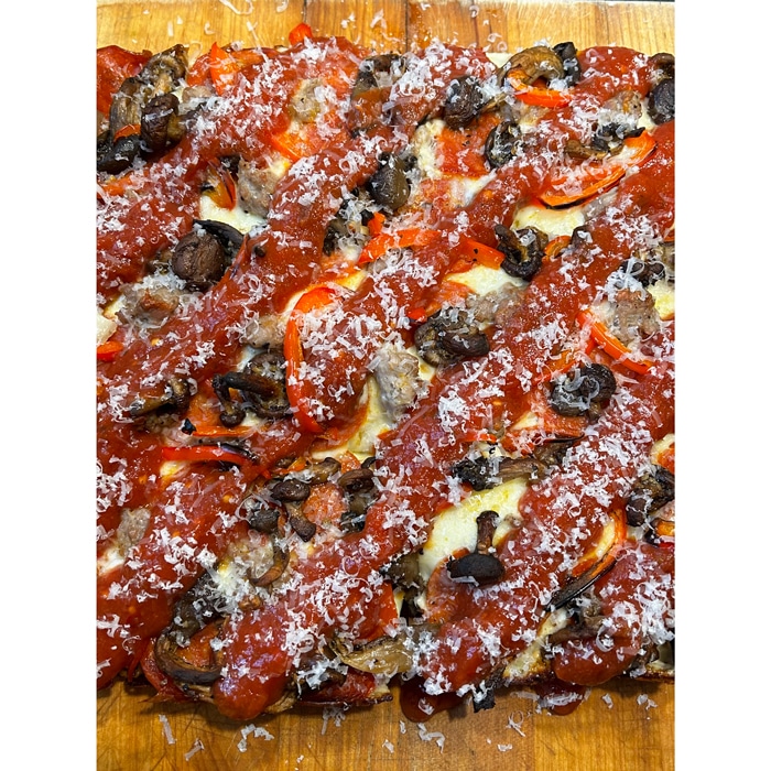 Ooni Volt Four Cheese Pizza