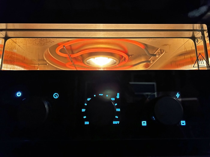 Ooni Volt preheat