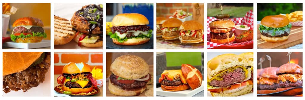 Hamburgers.