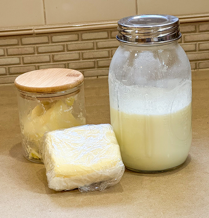 homemade butter.