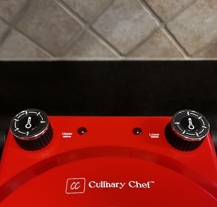 culinary chef pizza oven controls