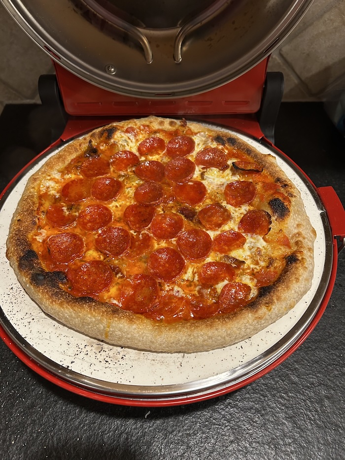 culinary chef pizza oven pepperoni pizza