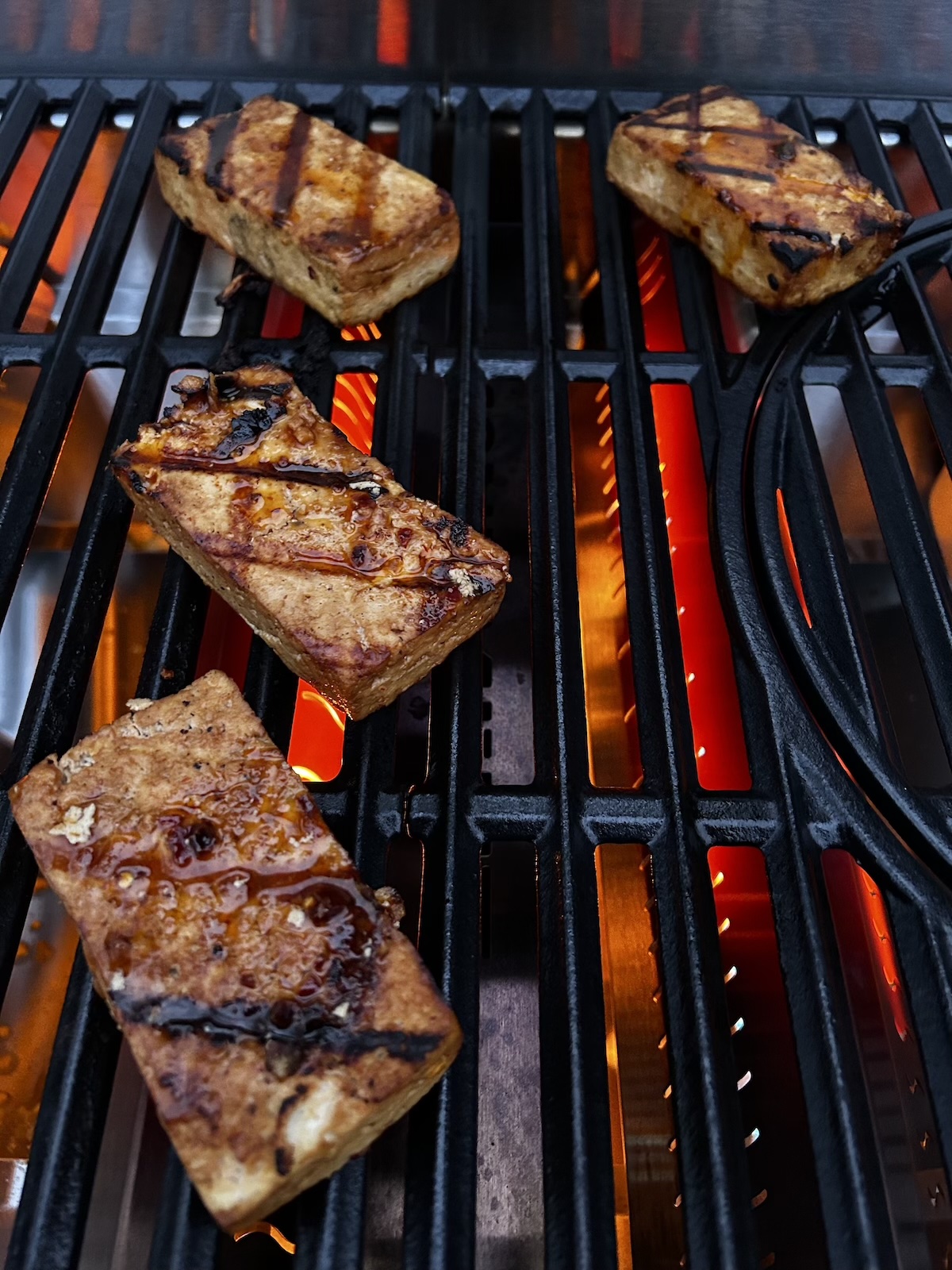 tofu slab on grill